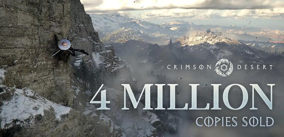 A Pearl Abyss anunciou que Crimson Desert vendeu 4 milhões de cópias.