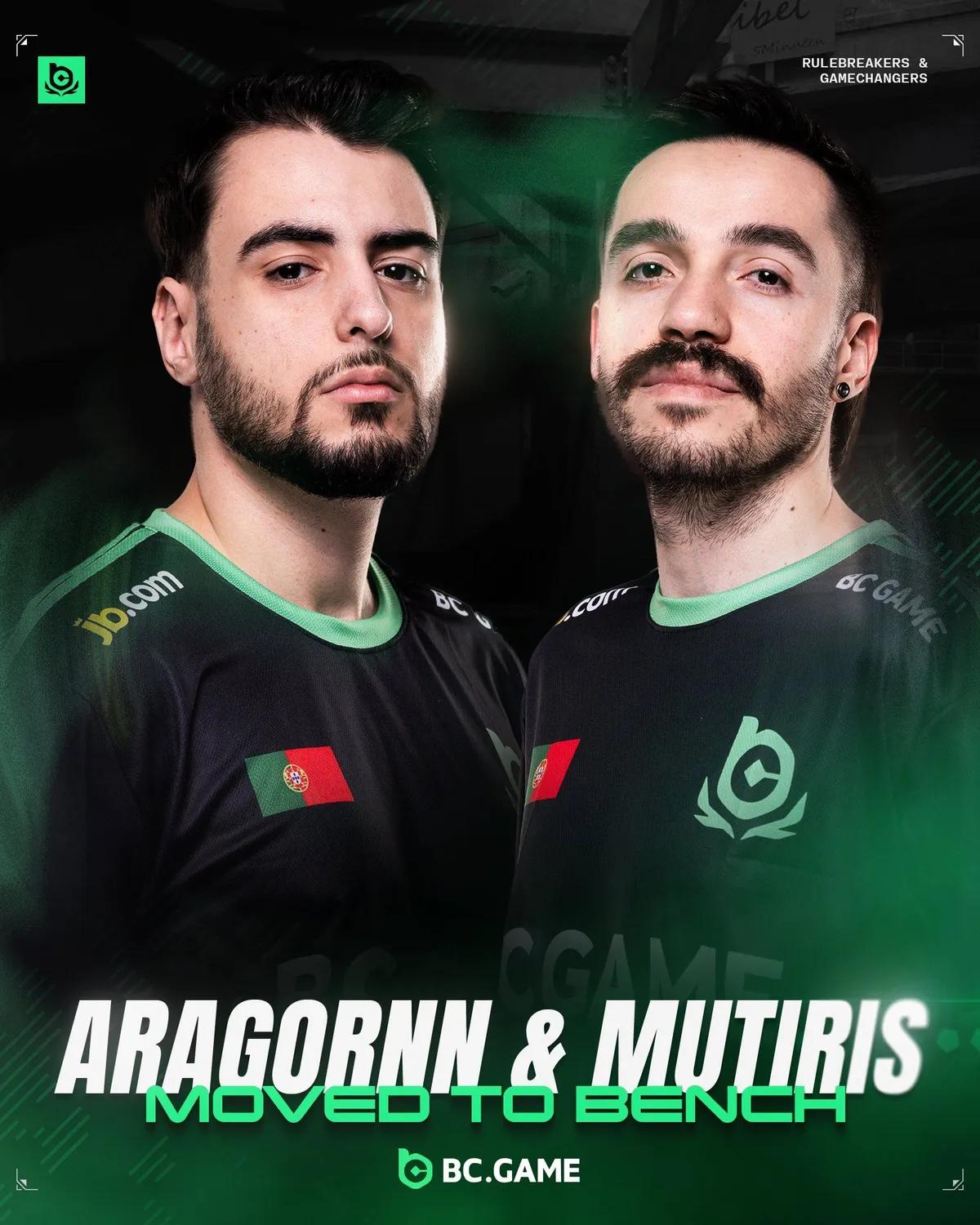 BC.Game põe dois jogadores no banco - alterações no plantel que envolvem o s1mple