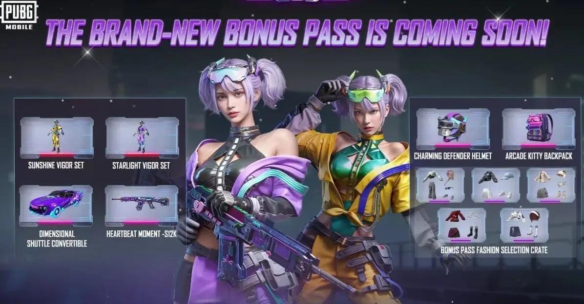 PUBG Mobile A18 Bonus Pass - Novas skins, recompensas e tema Cyberpunk revelados