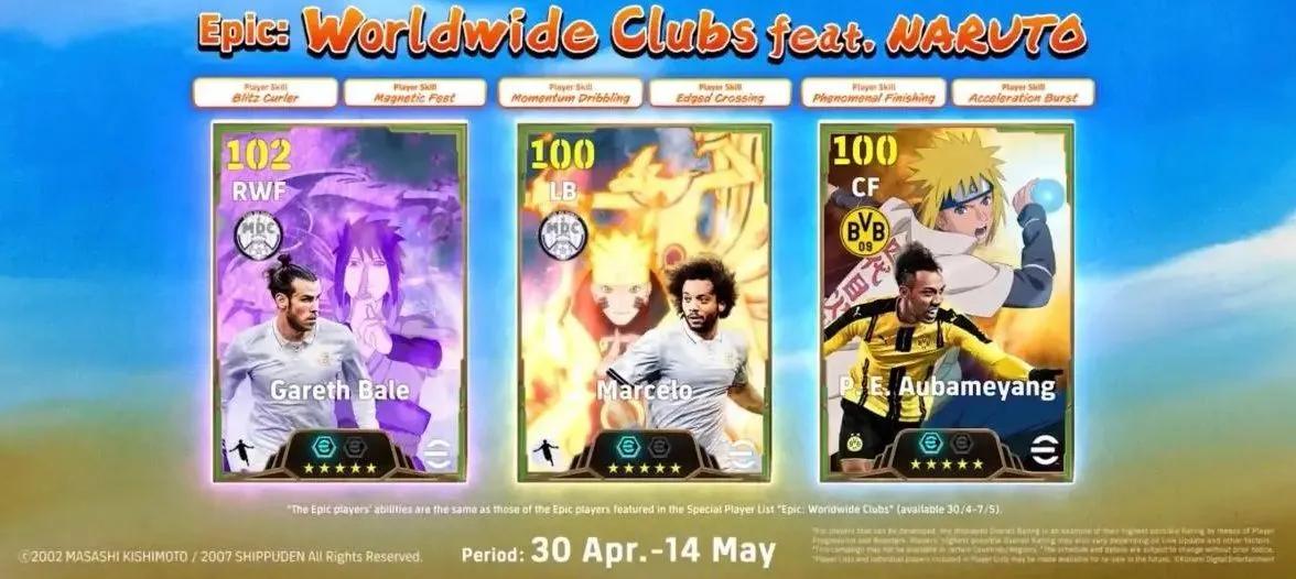 Colaboração entre eFootball 2026 e Naruto Shippuden oficialmente revelada