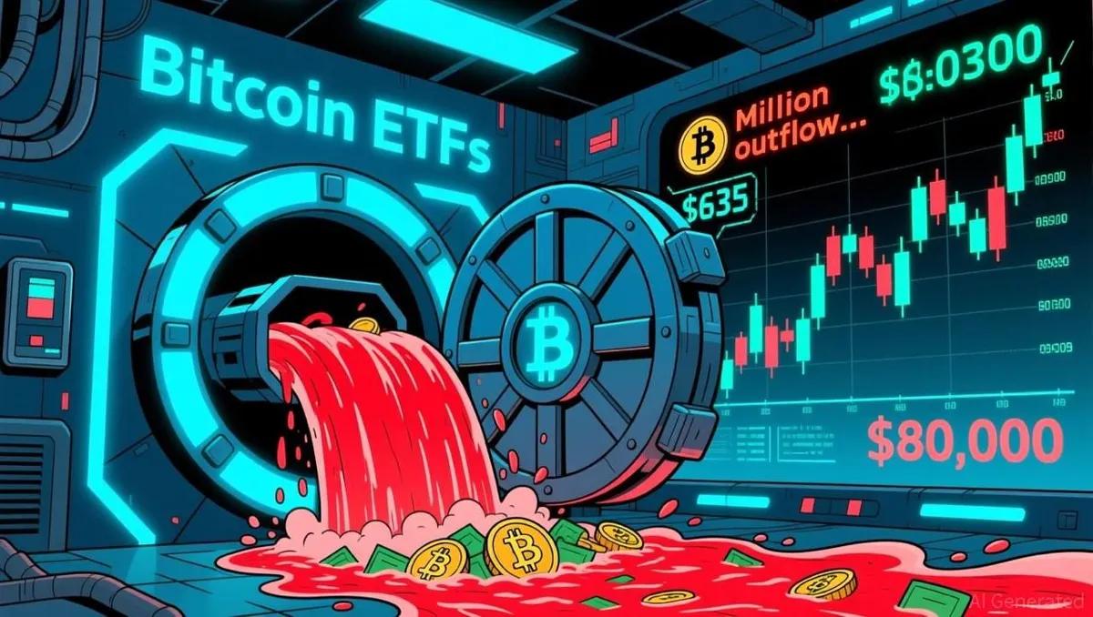 Entradas de capital no ETF de Bitcoin chegam ao fim após seis semanas consecutivas, com saída semanal de US$ 1 bilhão.