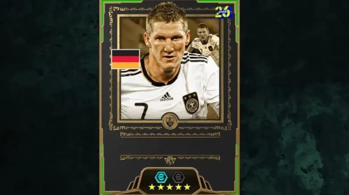 Bastian Schweinsteiger faz a sua estreia no eFootball no novo e épico pacote «National Stars»