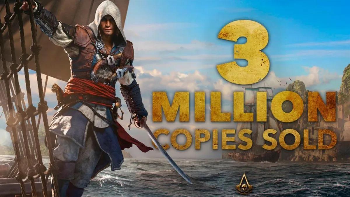 A versão «Resynced» de «Assassin’s Creed: Black Flag» bateu mais um recorde — 3 milhões de exemplares vendidos em todo o mundo