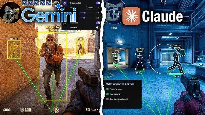 YouTuber usa IA para criar um cheat para um jogo com o Gemini Pro e o Claude Opus