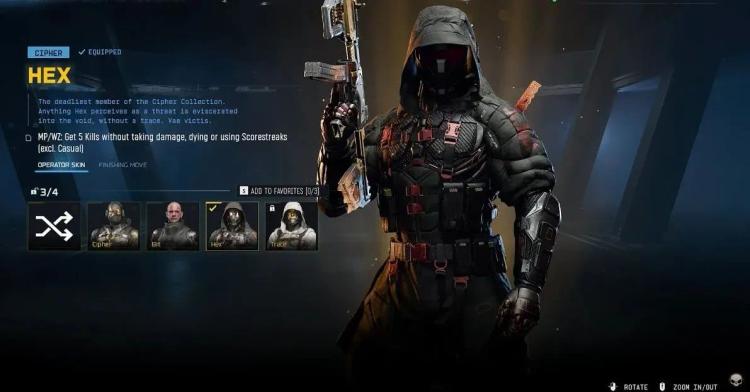 Como desbloquear a skin exclusiva do operador Hex na 5ª temporada de Call of Duty: Black Ops 7