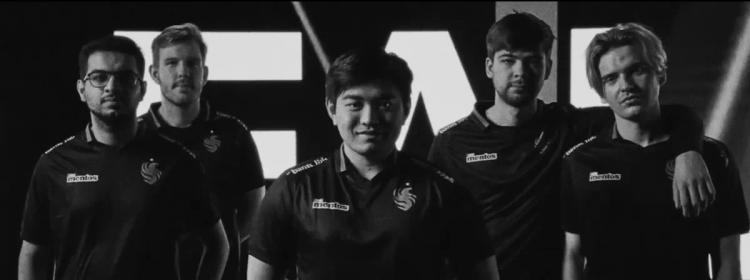 A equipa Falcons abandona o Dota 2