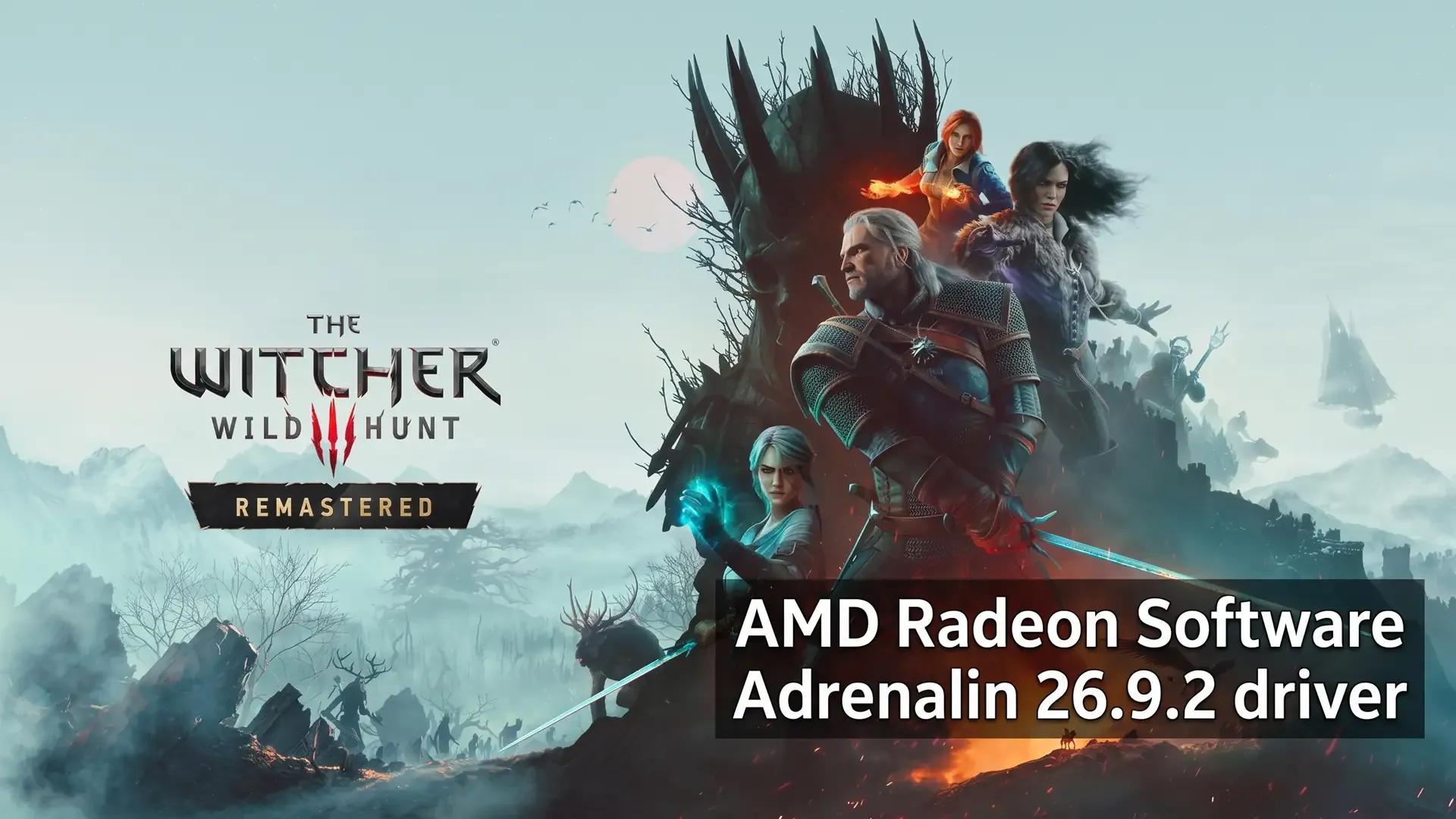 AMD lança driver para The Witcher 3 Remastered após problemas com placas Radeon.