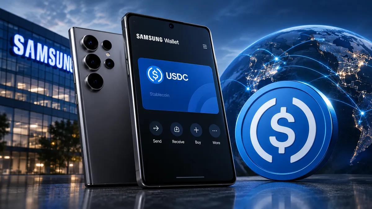 A Samsung vai integrar o USDC em 82 milhões de telemóveis Galaxy