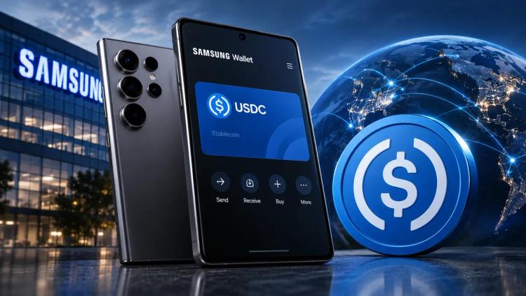 A Samsung vai integrar o USDC em 82 milhões de telemóveis Galaxy