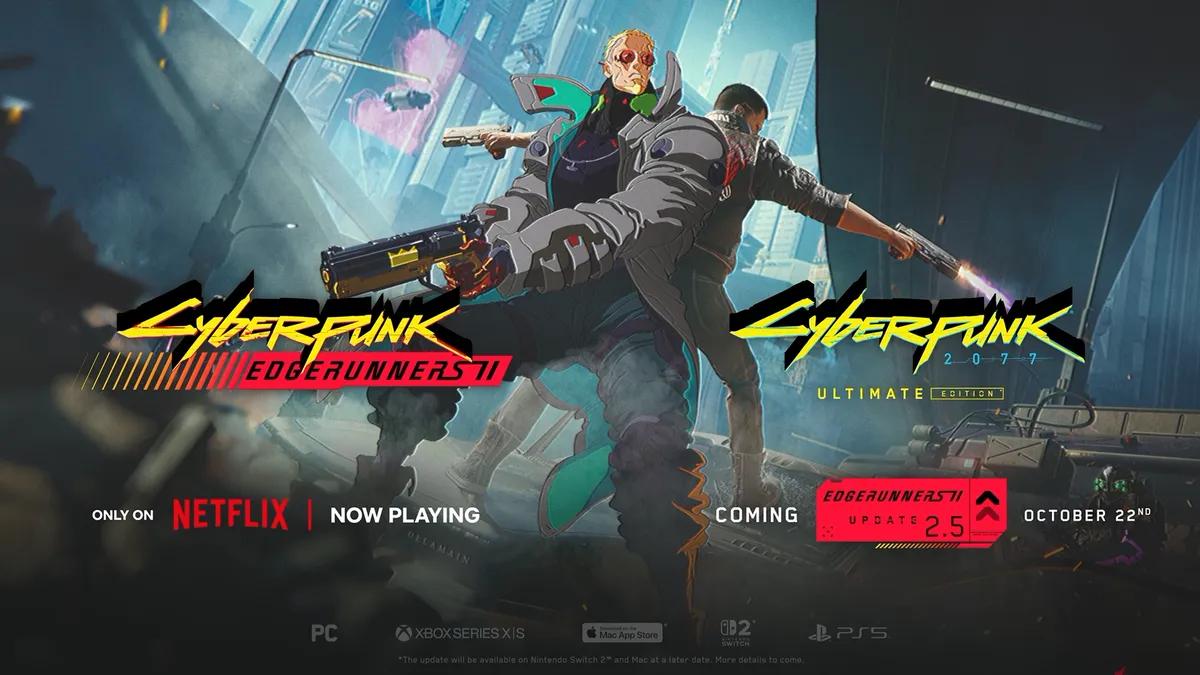 A CD Projekt RED revela os detalhes da atualização 2.5 de Cyberpunk 2077.