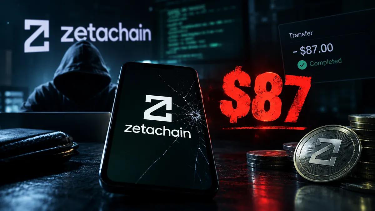 A ZetaChain foi supostamente hackeada e perdeu US$ 87. Não milhões. Dólares.