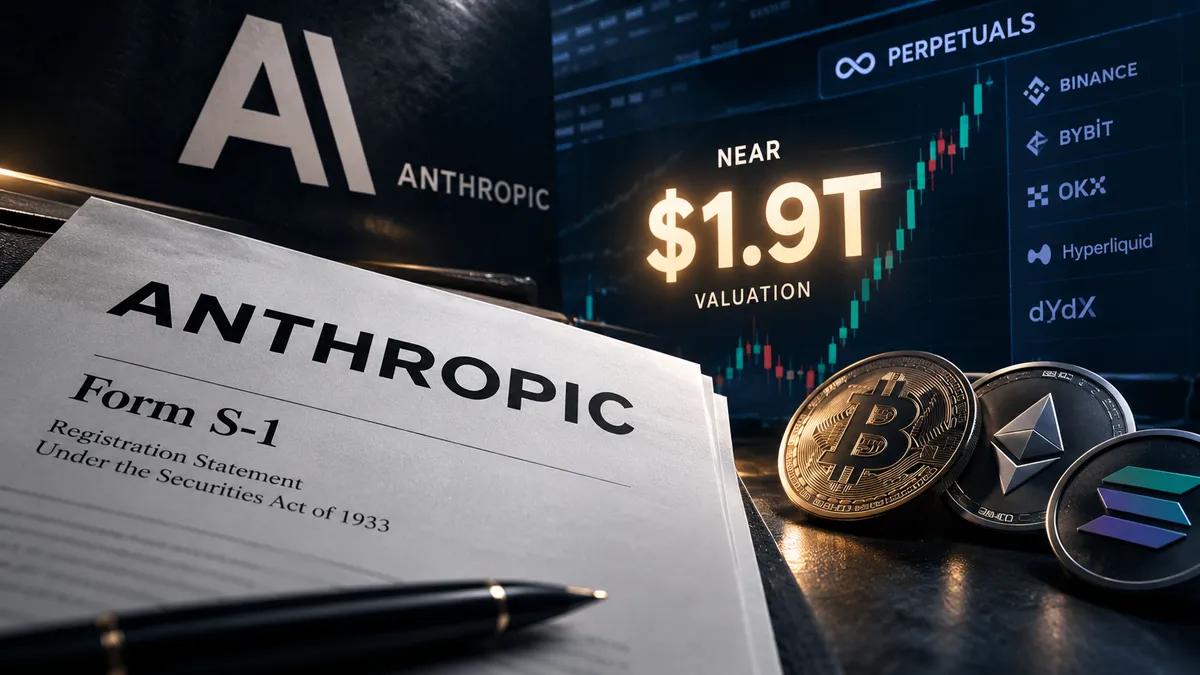A Anthropic protocola seu formulário S-1 e os especialistas em criptomoedas já a haviam avaliado em cerca de US$ 1,9 trilhão.