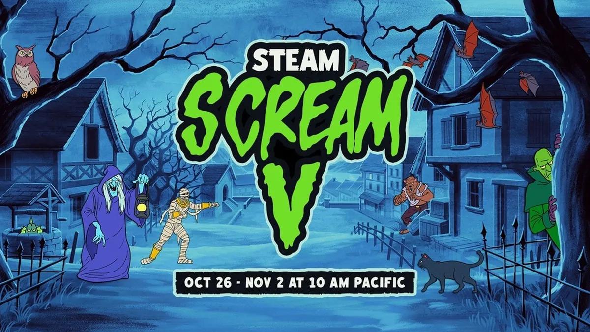 A promoção de Halloween do Steam Scream V começa com grandes descontos em jogos de terror.