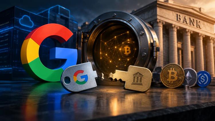 O Google quer ser o cofre das criptomoedas bancárias.