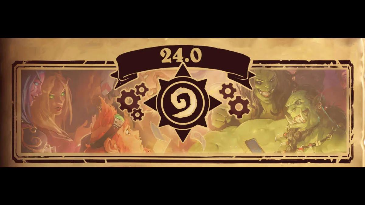 Detalhes do patch 24.0 para Hearthstone