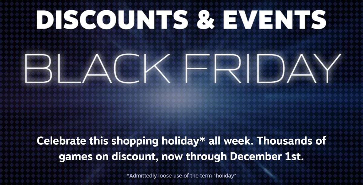 Steam abre a sua primeira promoção de Black Friday com foco em novos lançamentos e hardware
