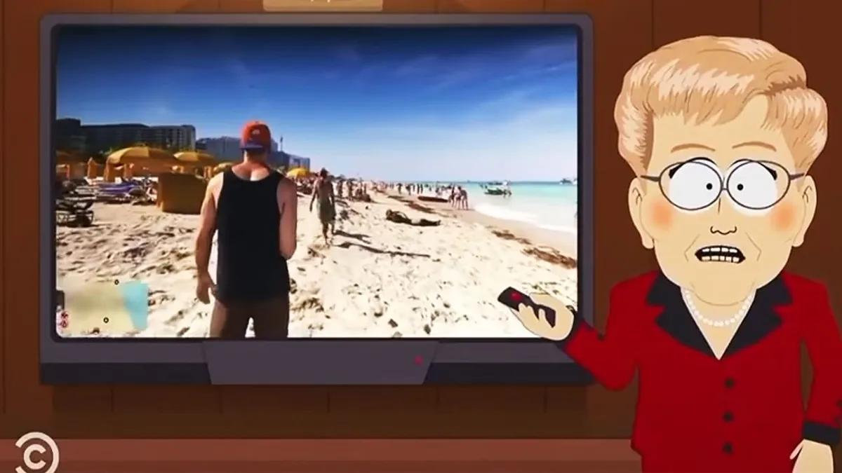 Em South Park mostraram um novo trailer de gameplay de GTA 6