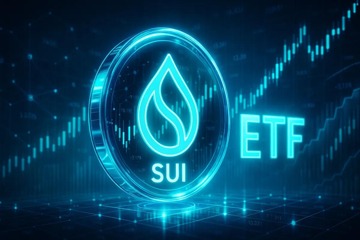 Registos em tons de cinza para lançamento do ETF SUI