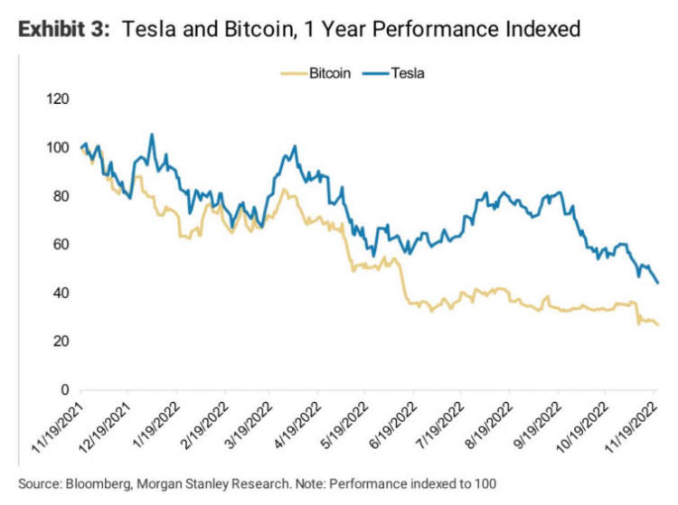 Uma comparação incomum - Morgan Stanley fez uma analogia entre Bitcoin e Tesla. Foto 1