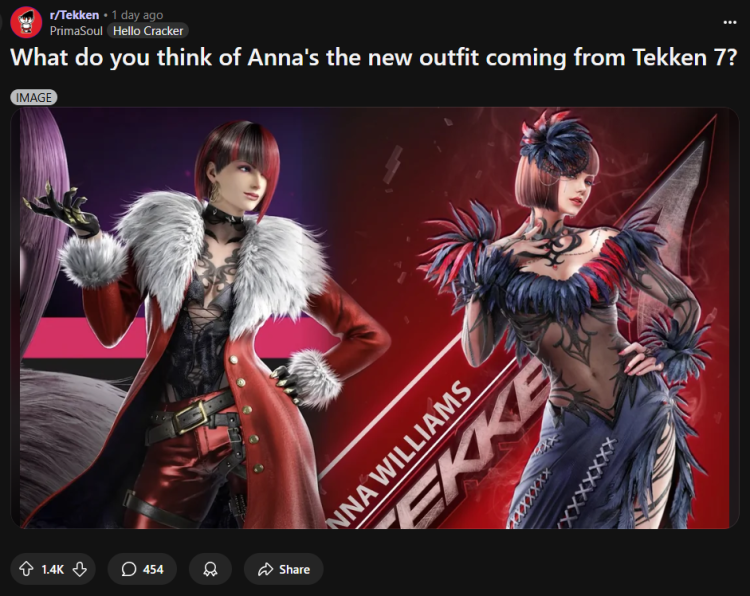 Diretor de Tekken 8 rebate críticas sobre o novo visual de Anna Williams 1