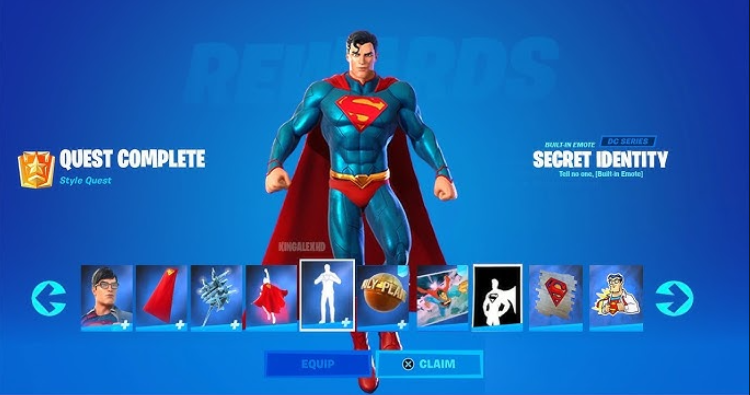 Fuga de informação sobre Fortnite dá a entender que há um novo visual do Super-Homem e uma habilidade mítica 1