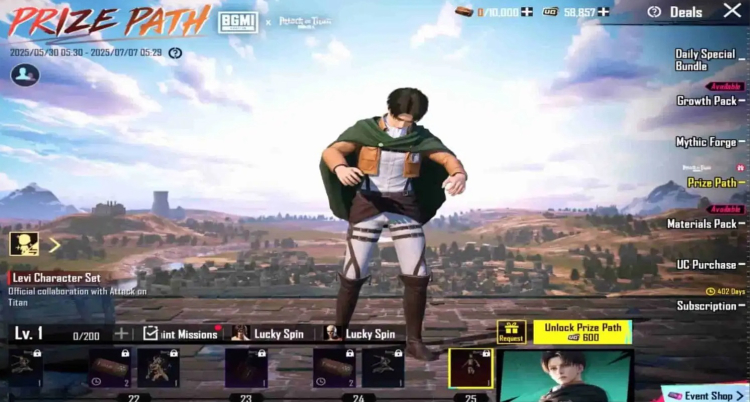 Evento PUBG Mobile x Attack on Titan: Análise completa do caminho de prêmios, recompensas e como participar 2