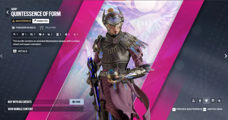 Pacote Valkyrie Paragon marca o primeiro conjunto mítico em Rainbow Six Siege 1