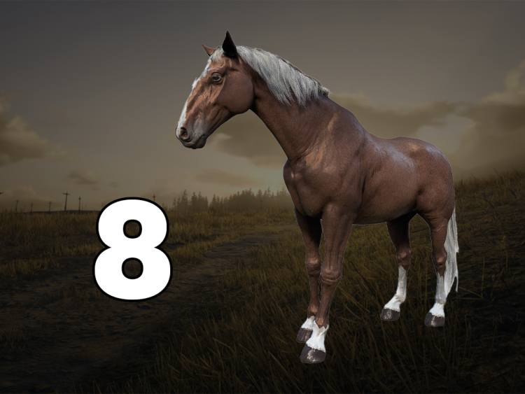 Os 10 melhores cavalos de Red Dead Redemption 2, classificados por desempenho 3