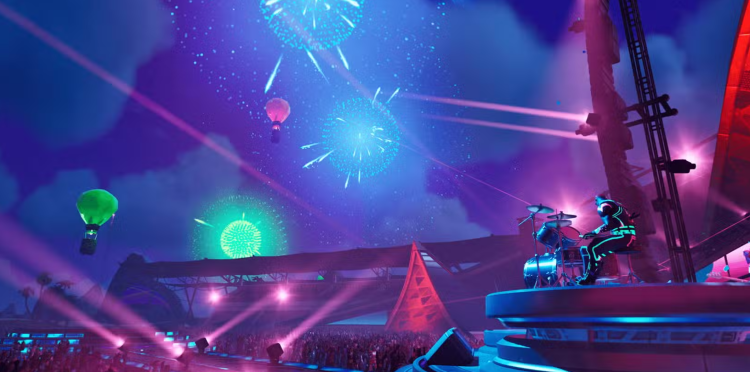 Fuga do Festival Fortnite revela Gorillaz como cabeças de cartaz da 10ª temporada 1