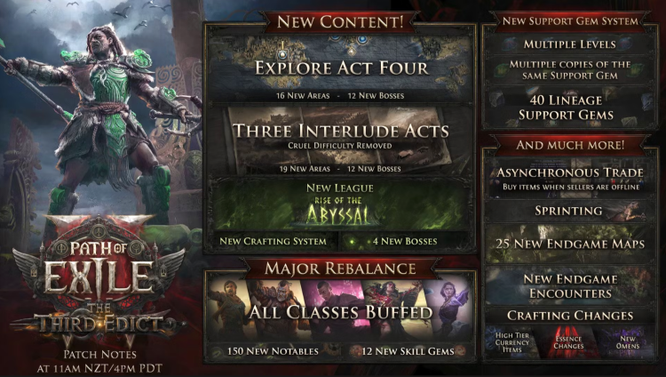 Path of Exile 2 revela uma atualização importante: O Terceiro Édito 1
