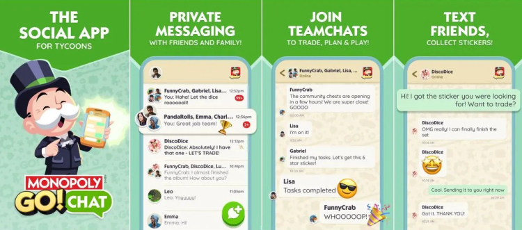 A Scopely apresenta o MONOPOLY GO! Chat — uma nova maneira de conectar jogadores 1