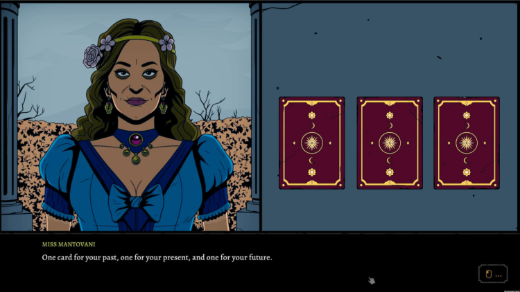 A Sessão Espírita da Mansão Blake é um destaque assombroso e comedido para o Halloween.