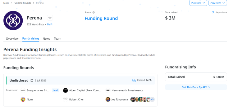 Perena: Infraestrutura descentralizada para stablecoins na Solana atrai a atenção de investidores e usuários 1
