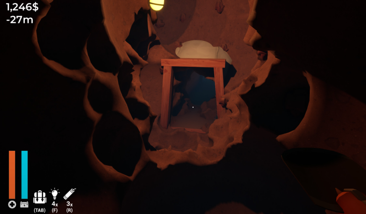 Um jogo sobre cavar um buraco encontra horror e calma na descida de um quintal 1