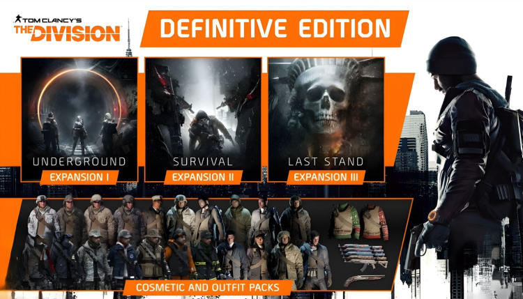 A Ubisoft confirmou o lançamento de Tom Clancy’s The Division: Definitive Edition 1.