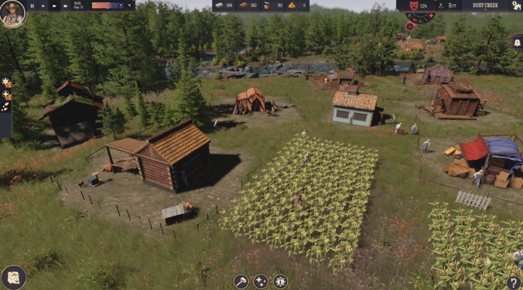 Wild West Pioneers oferece uma demonstração gratuita que combina o Velho Oeste com a simulação de colônia 2.