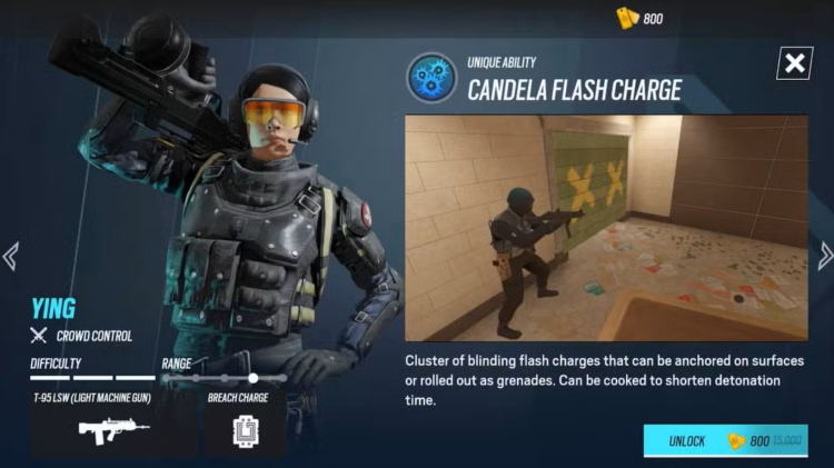 Lista dos melhores operadores de Rainbow Six Mobile - Nível 2