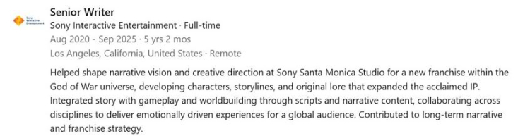 O novo jogo God of War recebe uma atualização promissora da ex-desenvolvedora da Santa Monica.