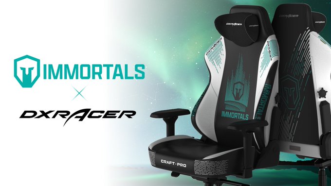 Immortals assinou um contrato de três anos com DXRacer. Photo 1