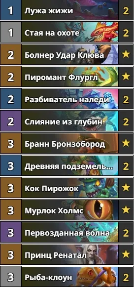 Os decks iniciais mais interessantes Hearthstone do Pacote de Expansão Nathria Murder. Photo 7