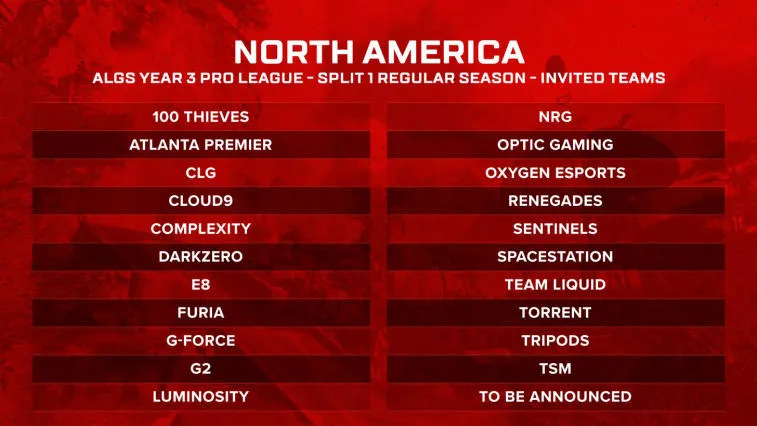 TSM cooperação estendida com a lista de Apex Legends. Photo 1